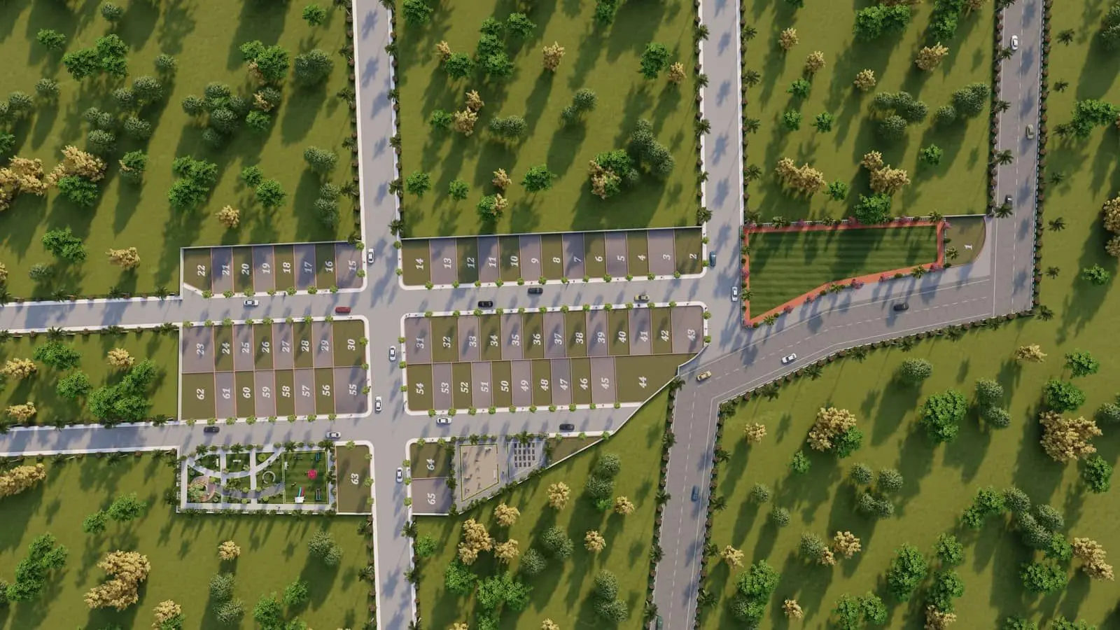 Saraswati Nagri 9 — NMRDA sanctioned plot layout, Godhani, Nagpur