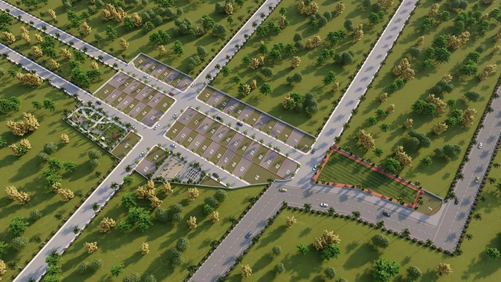 Saraswati Nagri 10 — NMRDA sanctioned plot layout, Lonara, Nagpur